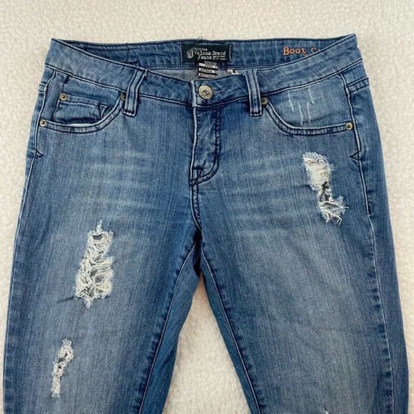 (VTG) VOLCOM • Y2K Distressed Bootcut Jeans - Picture 5 of 15